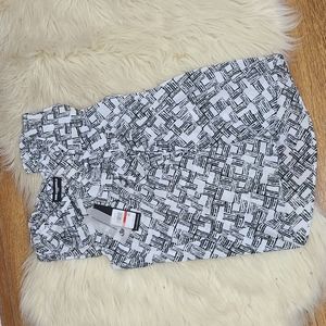 NWT Karl Lagerfeld tank blouse black & white XS